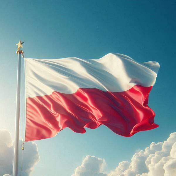 flag red and white